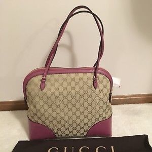 NWT Gucci GG Monogram Canvas Domed Shoulder Tote